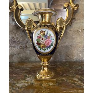 Paris Porcelain Vase, Early 19th Century