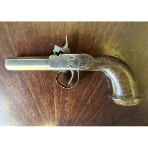 Percussion Pocket Pistol, Mid-19th Century