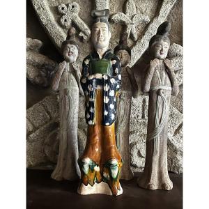 Collection Of 4 Mingqis, Terracotta, China, 20th Century.