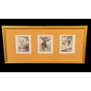 Goya - 3 Etching: Linda Maestra!-volaverunt - Alla Vá Eso