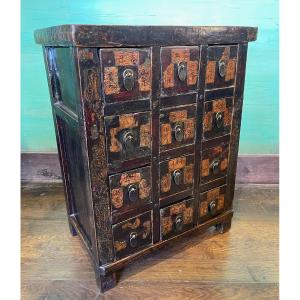 Antique Chinese Apothecary Cabinet