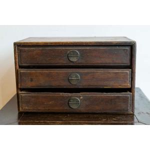 Antique Chinese 3-drawer Box