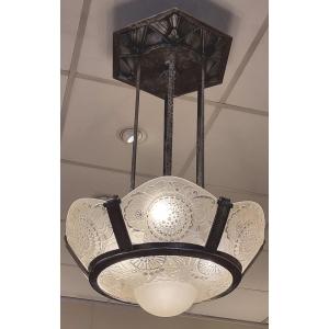 Simonet Art Deco Chandelier 1920-1925