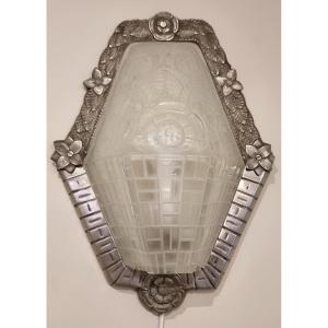 Degué André Guéron Pair Of Art Deco Sconces 1920-1925