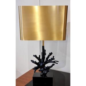 Maison Charles Pair Of Coral Design Lamps 1970