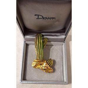 Hilton Mcconnico & Daum Cactus Brooch  