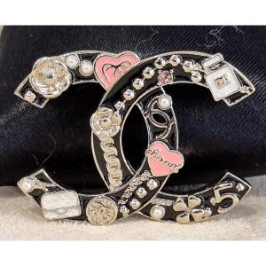 Chanel Double Cc Brooch