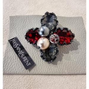 Ysl Yves Saint Laurent Pendant Brooch