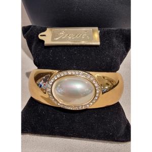 Grossé Golden Cabochon Pearl Bracelet