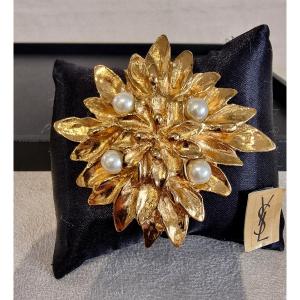 Ysl Yves Saint Laurent Important Brooch