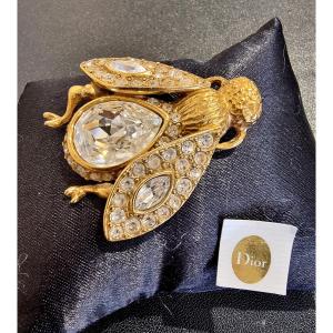 Christian Dior Crystal Bee Brooch