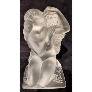 Lalique Statuette Autumn, Especially 4 Seasons, Circa 1960 