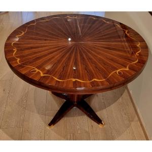 Maurice Jallot Art Deco Pedestal Table 1930-1940