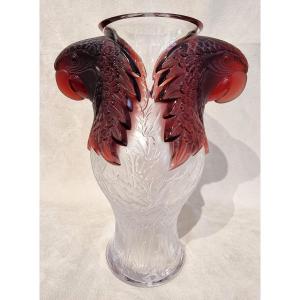 Lalique Macao Vase Crystal Limited Edition 99 Pieces