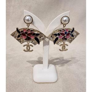 Chanel Pair Of Drop Earrings