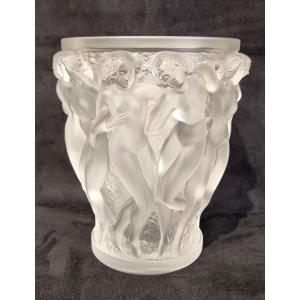 Lalique Vase Bacchantes In Crystal