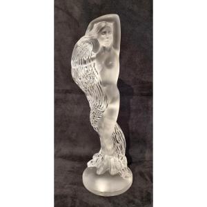 Marie-claude Lalique Grande Nue Néréides Sculpture Cristal Serie Limited 999 Copies