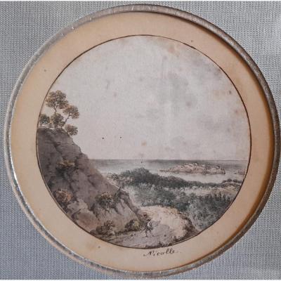 Watercolor By Jean Victor Nicolle