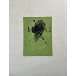 Antoni Tapès Original Lithograph Fregoli Sala Gaspar Original Litho Print