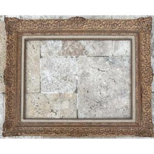 Rare Montparnasse Gault Rg Sculpted Wood Stucco Frame Dim 12p French Frame