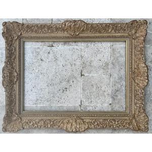 Rare Montparnasse Frame Rg Gault Wood Profile Stucco Dimension 20m French Frame