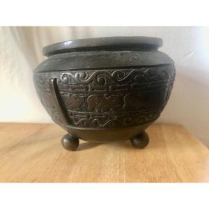 China Bronze Patinated Perfume Burner XIX