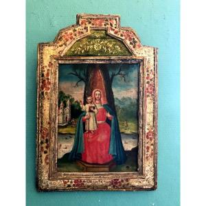Virgin Of The Tree, Quito School, Ecuador XVII