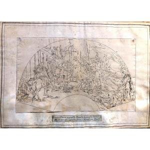 Etching By Andreas Ludwig Bissel 1773–1847 After Pietro Di Cortona