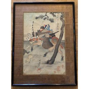 Toyhohara Chikanobu, 19th-century Engraving