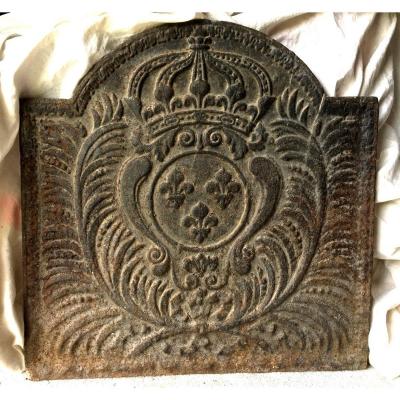 Fireback With  French Royal Coat Of Arms  XVIII