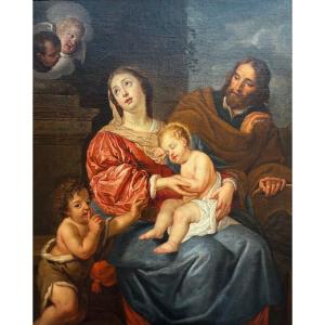 Holy Family With Saint John The Baptist