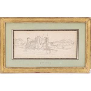 Gabriel (c.1604-1677) Or Adam (1638-1695) Perelle, Animated Landscape At The Castle