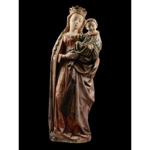 Virgin And Child - Duchy Of Bourbon - 15th Century