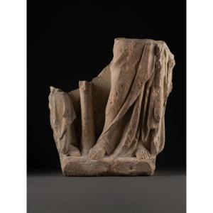 Stone Fragment – France – 14th Century