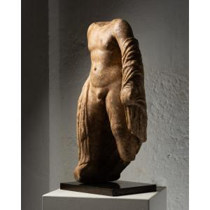 Marble Torso Of Ganymede – Roman Empire – 2nd Century Ad