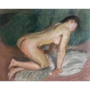 Pierre Deval (1897 - 1993) — Kneeling Woman