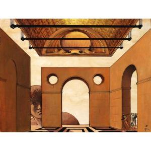 René Gruau (1909 - 2004) — Architecture With A Face