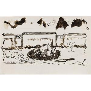 Pierre Bonnard (1867 - 1947) — Plate Of Fruit On A Table