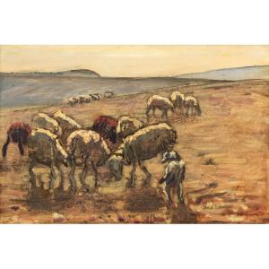 René Seyssaud (1867 - 1952) — The Sheep, Circa 1899