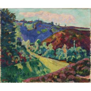 Armand Guillaumin (1841 - 1927) — View Of Crozant, 1921