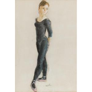 Pierre Deval (1897 - 1993) — Portrait Of A Dancer