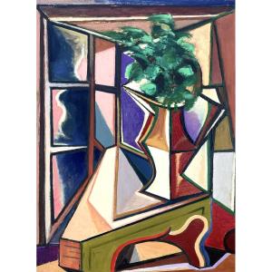 Georges-henri Pescadère (1915 - 2003) — Foliage In A Pitcher, 1977-1981