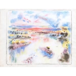 André Masson (1896 - 1987) — Landscape, 1948