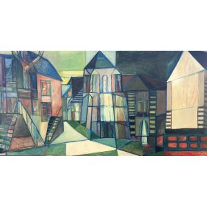 Georges-henri Pescadère (1915 - 2003) — “monthyon”, 1954