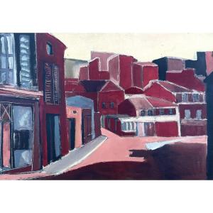 Georges-henri Pescadère (1915 - 2003) — Red City