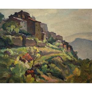 Jos Henri Ponchin (1897 - 1981) — Perched Village