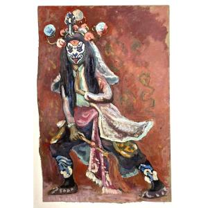Jos Henri Ponchin (1897 - 1981) — Figure In Costume