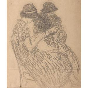 Henri Martin (1860 - 1943) — Nannies Sewing