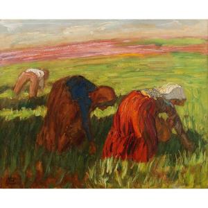 René Seyssaud (1867 - 1952) — The Gleaners, Circa 1900