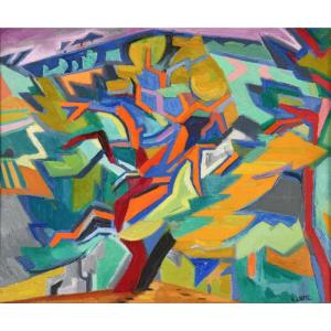 André Lhote (1885 - 1962) — The Struck Pine, 1958